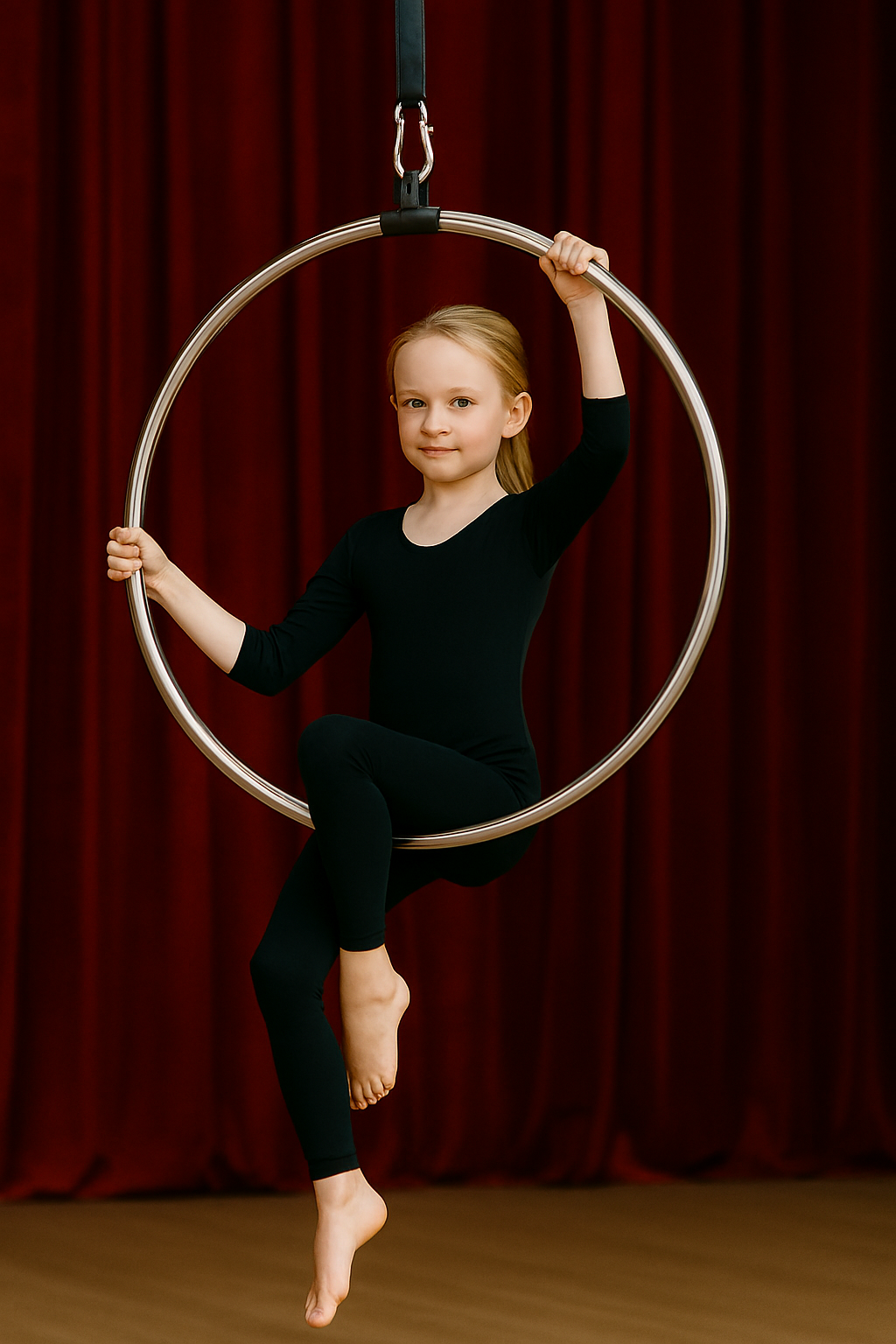 Vystoupení aerial hoop